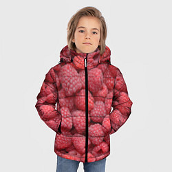 Куртка зимняя для мальчика Малина - ягоды, цвет: 3D-красный — фото 2