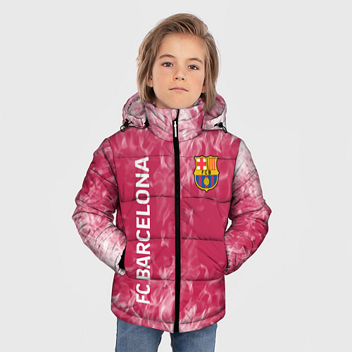 Зимняя куртка для мальчика Barcelona Пламя / 3D-Красный – фото 3