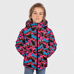 Куртка зимняя для мальчика POPPY PLAYTIME HAGGY WAGGY AND KISSY MISSY ПАТТЕРН, цвет: 3D-красный — фото 2