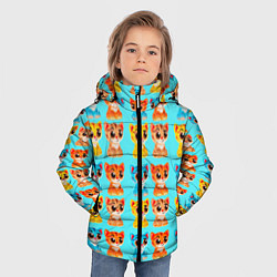 Куртка зимняя для мальчика COLORED KITTENS, цвет: 3D-светло-серый — фото 2