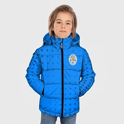 Куртка зимняя для мальчика Leicester city Абстракция, цвет: 3D-красный — фото 2
