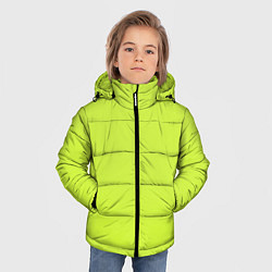 Куртка зимняя для мальчика Зеленый неон из фильма Барби, цвет: 3D-светло-серый — фото 2