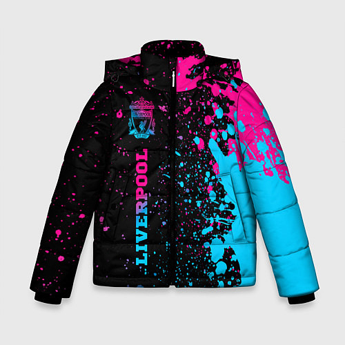 Зимняя куртка для мальчика Liverpool Neon Gradient / 3D-Черный – фото 1