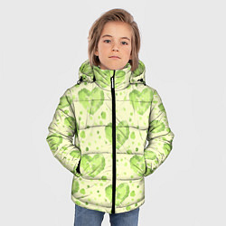 Куртка зимняя для мальчика Сердце листвы, цвет: 3D-светло-серый — фото 2