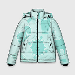 Куртка зимняя для мальчика Медицинские профессии, цвет: 3D-светло-серый