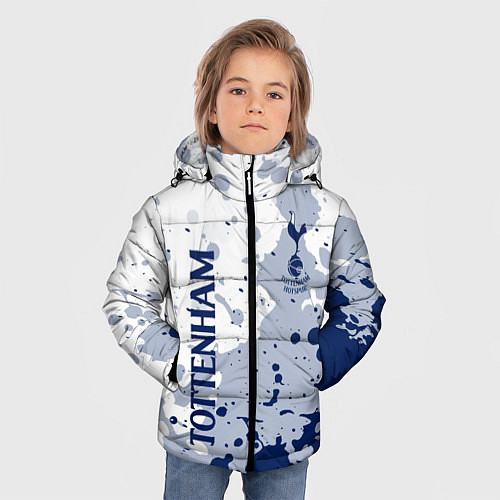 Зимняя куртка для мальчика Tottenham hotspur Брызги красок / 3D-Красный – фото 3