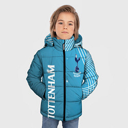 Куртка зимняя для мальчика Тоттенхэм хотспур Абстракция, цвет: 3D-светло-серый — фото 2