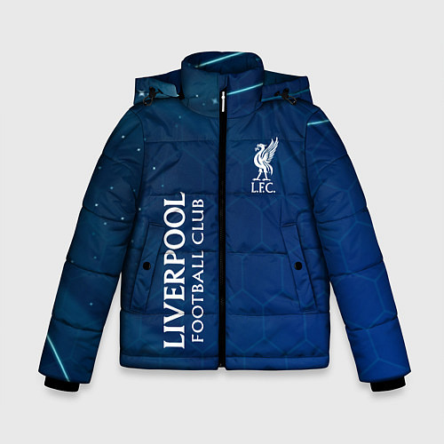 Зимняя куртка для мальчика Liverpool Соты Абстракция / 3D-Черный – фото 1