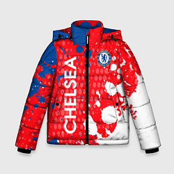 Куртка зимняя для мальчика Chelsea Краска, цвет: 3D-черный