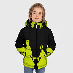 Куртка зимняя для мальчика Семья шпиона Black&Yellow, цвет: 3D-черный — фото 2