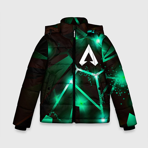 Зимняя куртка для мальчика Apex Legends разлом плит / 3D-Черный – фото 1