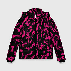 Куртка зимняя для мальчика Извилина, цвет: 3D-черный