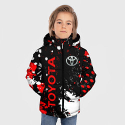 Куртка зимняя для мальчика Toyota - краска, цвет: 3D-светло-серый — фото 2
