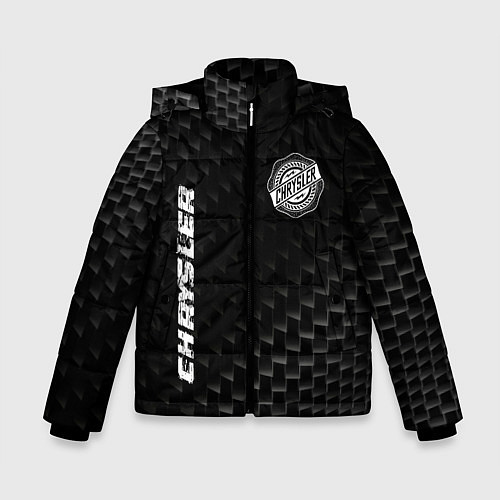 Зимняя куртка для мальчика Chrysler карбоновый фон / 3D-Черный – фото 1