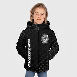 Куртка зимняя для мальчика Chrysler карбоновый фон, цвет: 3D-черный — фото 2