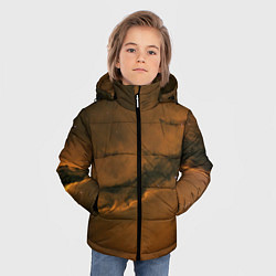 Куртка зимняя для мальчика Карамельная галактика, цвет: 3D-черный — фото 2