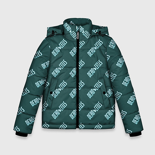 Зимняя куртка для мальчика Dead cells pattern / 3D-Черный – фото 1