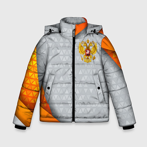 Зимняя куртка для мальчика Orange & silver Russia / 3D-Черный – фото 1