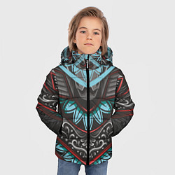 Куртка зимняя для мальчика Узорчатые узоры, цвет: 3D-красный — фото 2