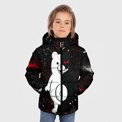 Куртка зимняя для мальчика Monokuma paint, цвет: 3D-черный — фото 2