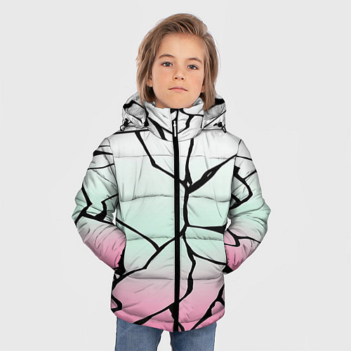 Зимняя куртка для мальчика Шинобу Кочо Кимоно / 3D-Красный – фото 3