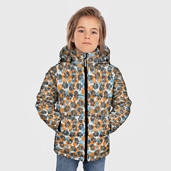 Куртка зимняя для мальчика Череп с ушами, цвет: 3D-светло-серый — фото 2