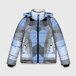 Зимняя куртка для мальчика Абстракт мозаика графический узор