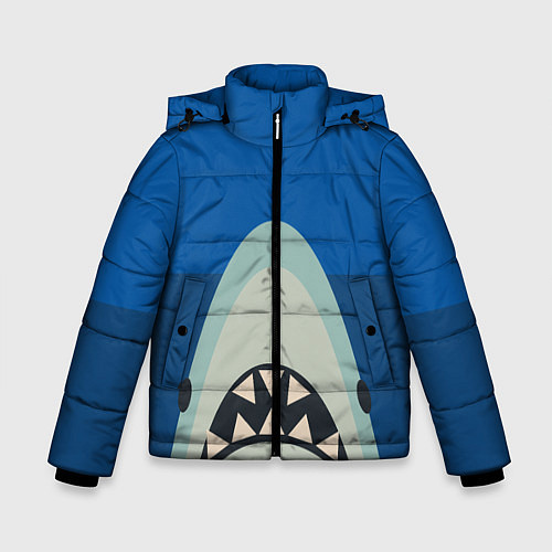 Зимняя куртка для мальчика Монстр Океана / 3D-Черный – фото 1