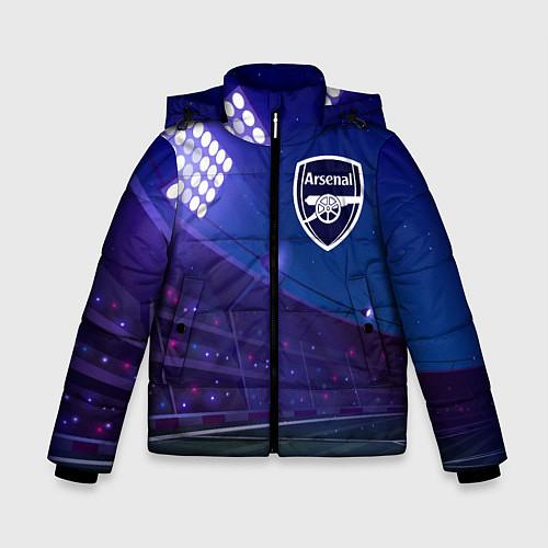 Зимняя куртка для мальчика Arsenal ночное поле / 3D-Черный – фото 1