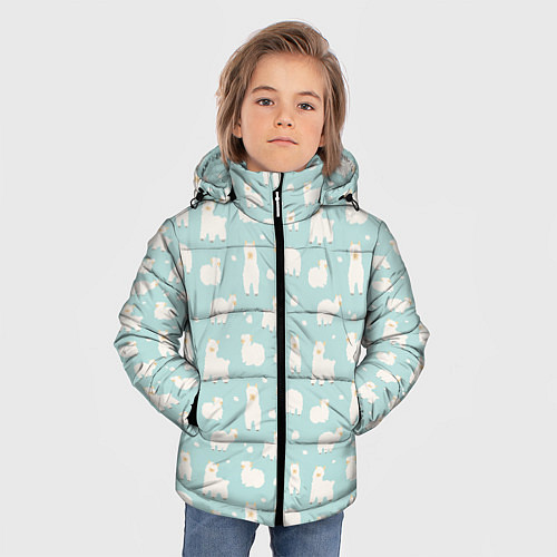Зимняя куртка для мальчика Blue Alpacas / 3D-Красный – фото 3