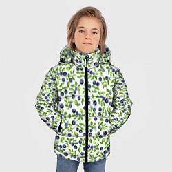 Куртка зимняя для мальчика Лесная черника, цвет: 3D-светло-серый — фото 2