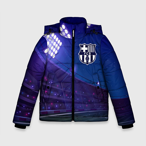 Зимняя куртка для мальчика Barcelona ночное поле / 3D-Черный – фото 1