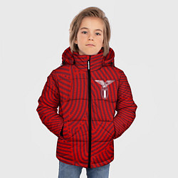 Куртка зимняя для мальчика Lazio отпечатки, цвет: 3D-красный — фото 2