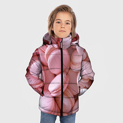 Куртка зимняя для мальчика Красные и розовые кексы, цвет: 3D-красный — фото 2