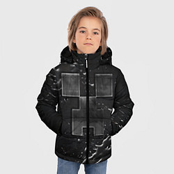 Куртка зимняя для мальчика Minecraft black, цвет: 3D-светло-серый — фото 2