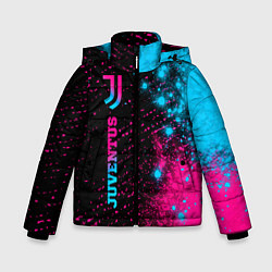 Зимняя куртка для мальчика Juventus - neon gradient: по-вертикали
