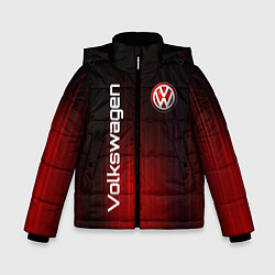 Куртка зимняя для мальчика Volkswagen art, цвет: 3D-красный