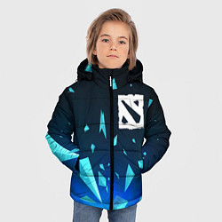 Куртка зимняя для мальчика Dota взрыв частиц, цвет: 3D-черный — фото 2