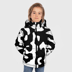 Куртка зимняя для мальчика Камуфляж Cowskin крупный, цвет: 3D-светло-серый — фото 2