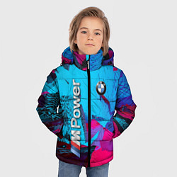 Куртка зимняя для мальчика BMW M Power - extreme, цвет: 3D-светло-серый — фото 2