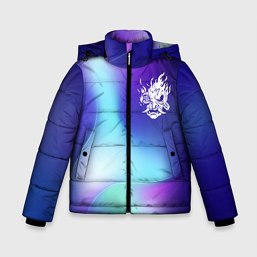 Зимняя куртка для мальчика Cyberpunk 2077 northern cold / 3D-Черный – фото 1