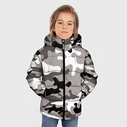 Куртка зимняя для мальчика Камуфляж Urban крупный, цвет: 3D-черный — фото 2