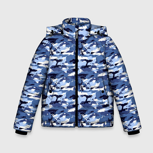 Зимняя куртка для мальчика Камуфляж Navi Camo / 3D-Светло-серый – фото 1