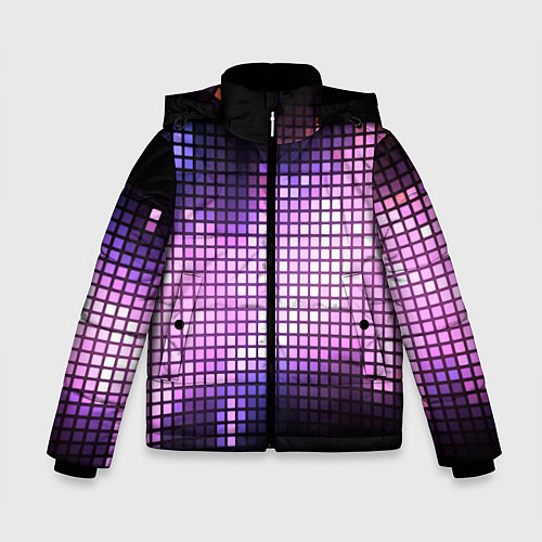 Зимняя куртка для мальчика Музыкальная визуализация / 3D-Черный – фото 1