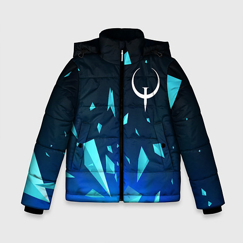 Зимняя куртка для мальчика Quake взрыв частиц / 3D-Черный – фото 1