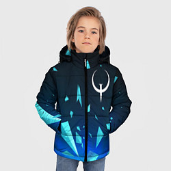 Куртка зимняя для мальчика Quake взрыв частиц, цвет: 3D-черный — фото 2