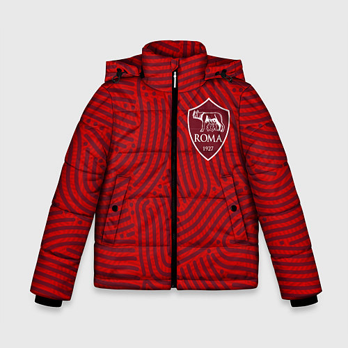 Зимняя куртка для мальчика Roma отпечатки / 3D-Красный – фото 1