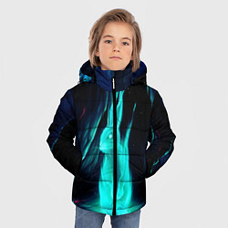 Куртка зимняя для мальчика Водяной Кроль, цвет: 3D-светло-серый — фото 2
