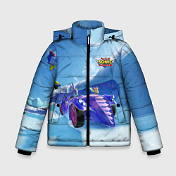 Куртка зимняя для мальчика Blaze the Cat - Team Sonic racing, цвет: 3D-светло-серый