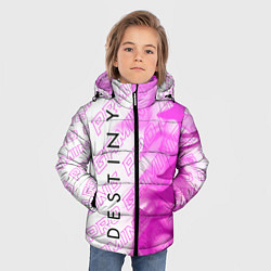 Куртка зимняя для мальчика Destiny pro gaming: по вертикали, цвет: 3D-черный — фото 2